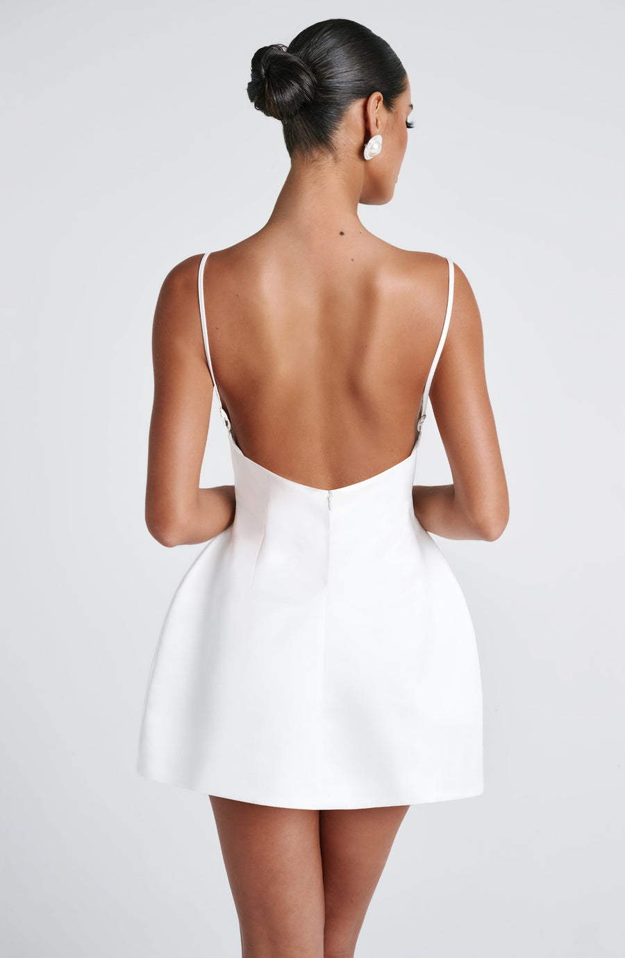 Sophia Ivory Mini Sundress - Cute Summer Dress