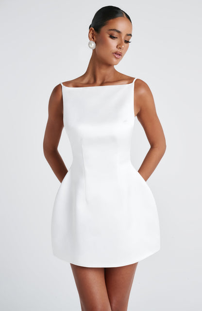 Sophia Ivory Mini Sundress - Cute Summer Dress