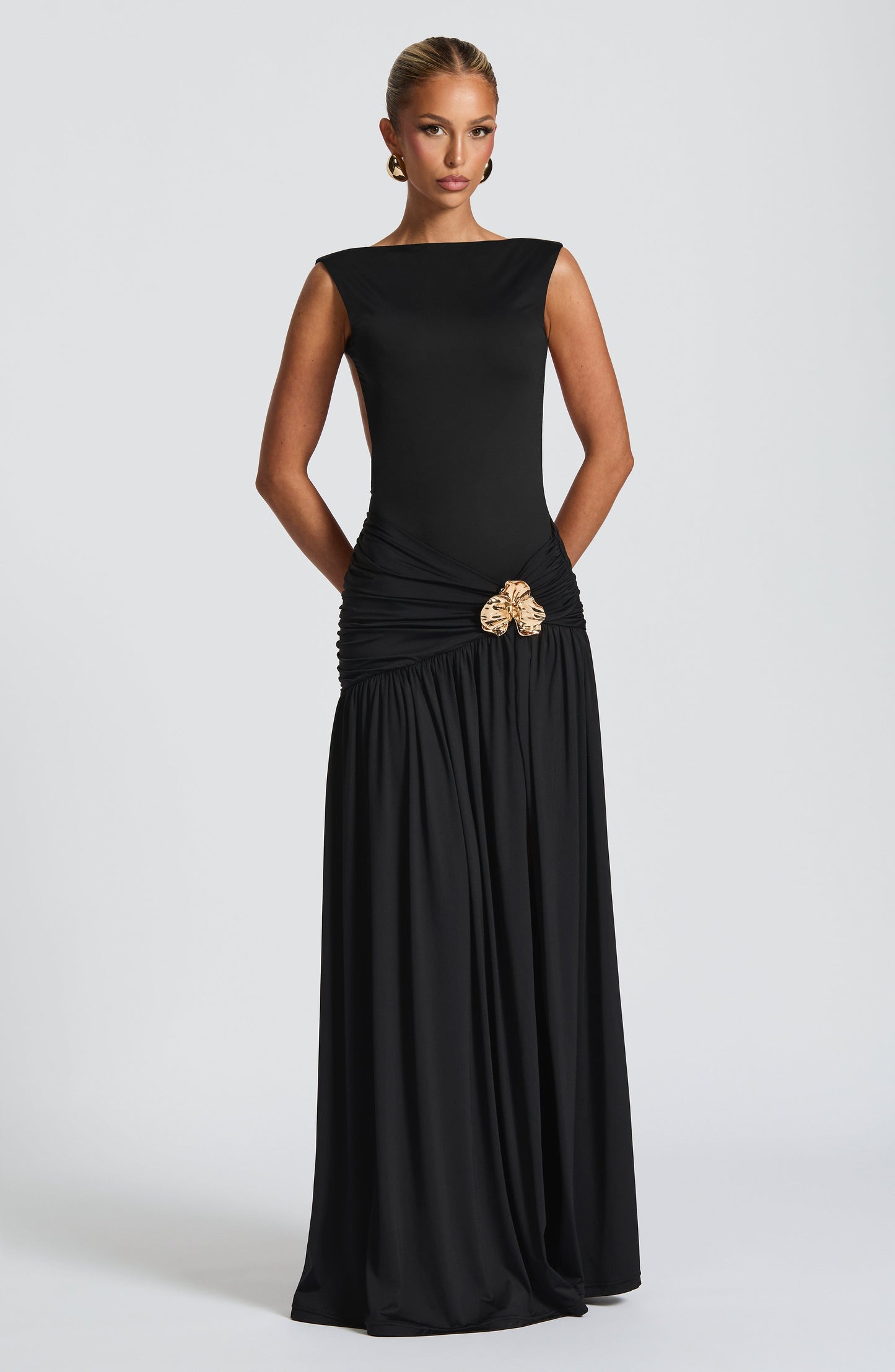 Chloe Black Sleeveless Bodysuit for Summer