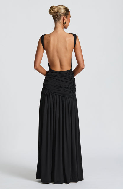 Chloe Black Sleeveless Bodysuit for Summer