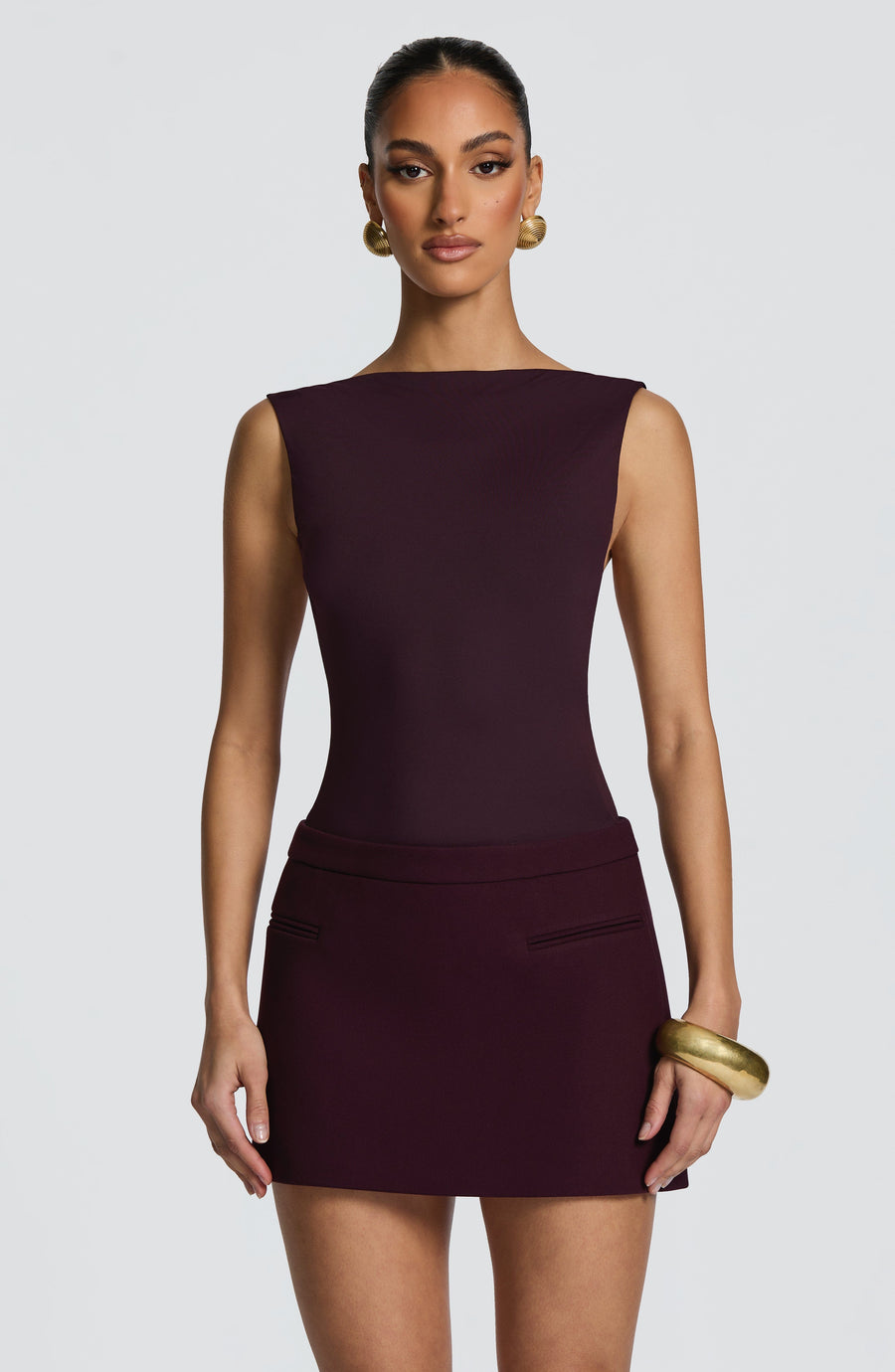 Sophia Plum Bodysuit for Summer Fashion
