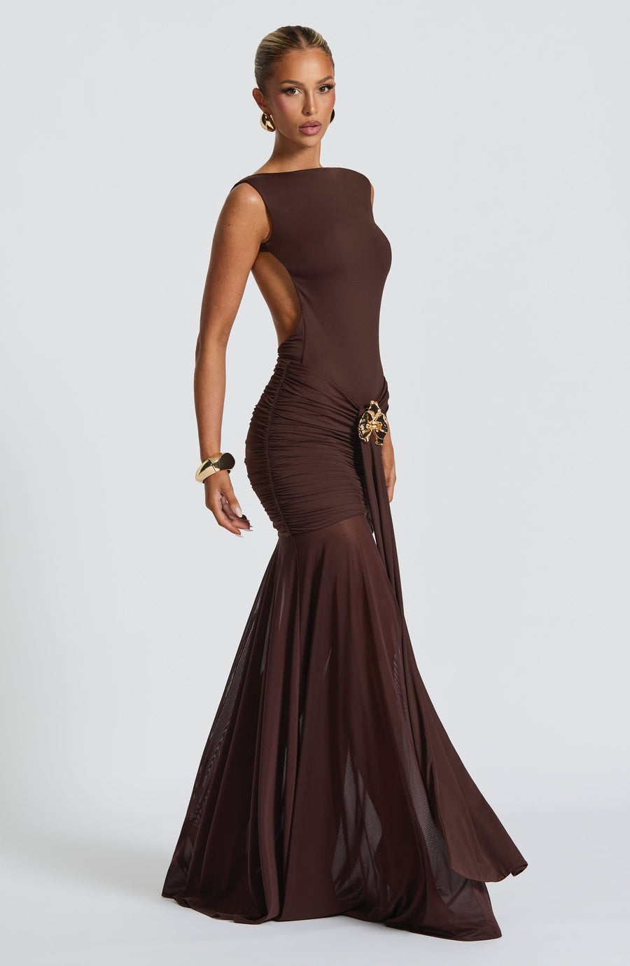 Emma Plum Brown Bodysuit for Summer Fashion