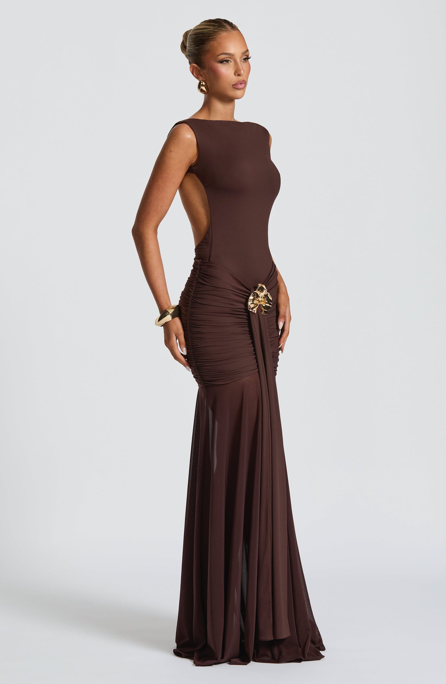 Emma Plum Brown Bodysuit for Summer Fashion