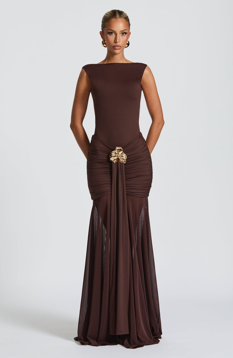Emma Plum Brown Bodysuit for Summer Fashion