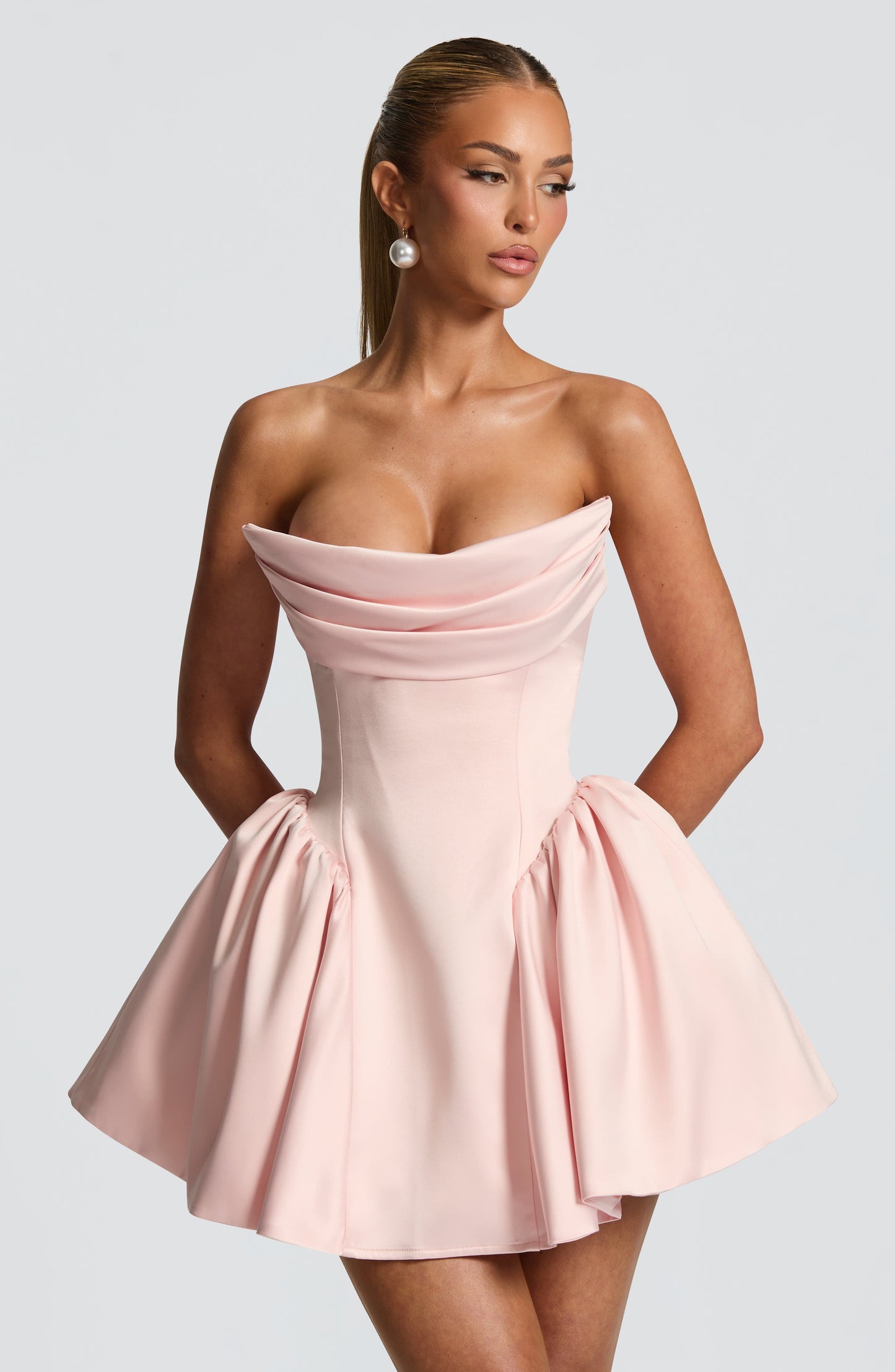 Sophia Blush Mini Sundress - Cute Summer Fashion