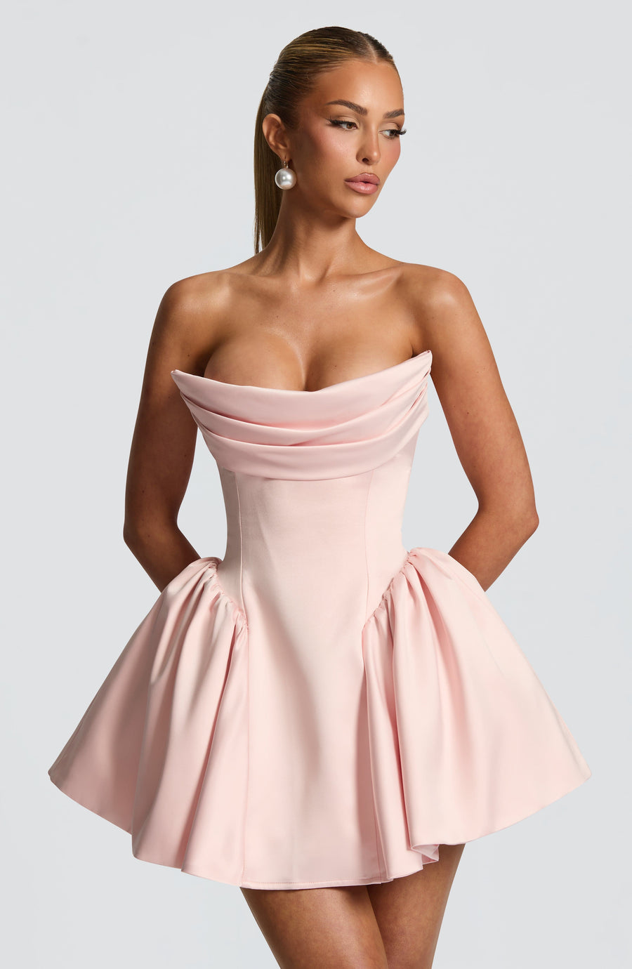 Sophia Blush Mini Sundress - Cute Summer Fashion