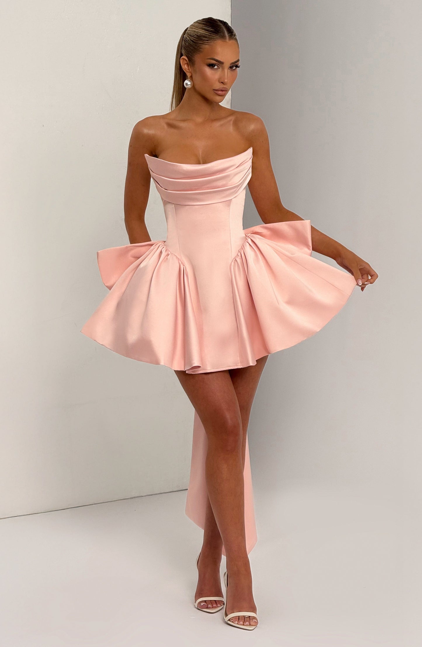 Sophia Blush Mini Sundress - Cute Summer Fashion