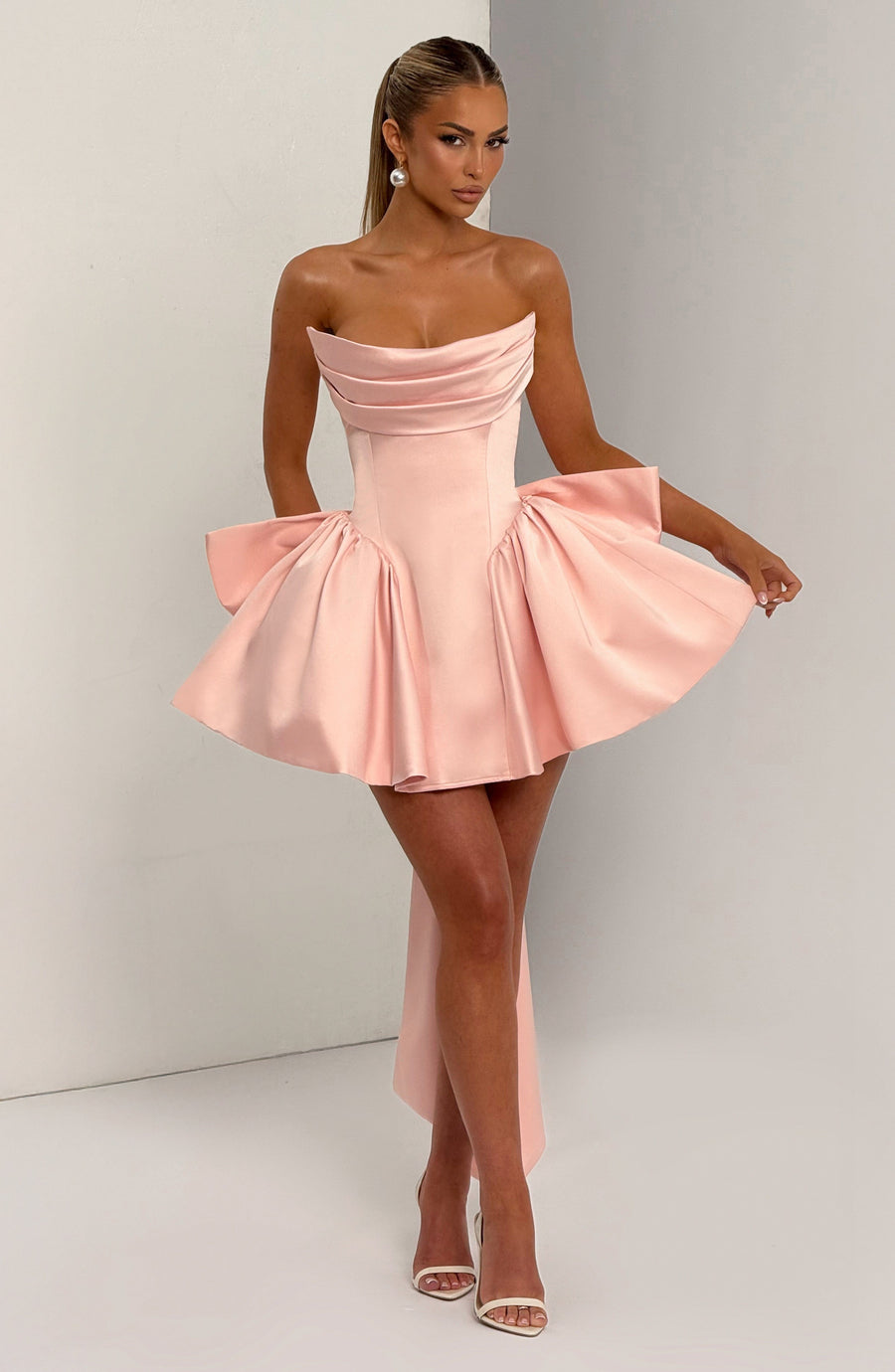 Sophia Blush Mini Sundress - Cute Summer Fashion