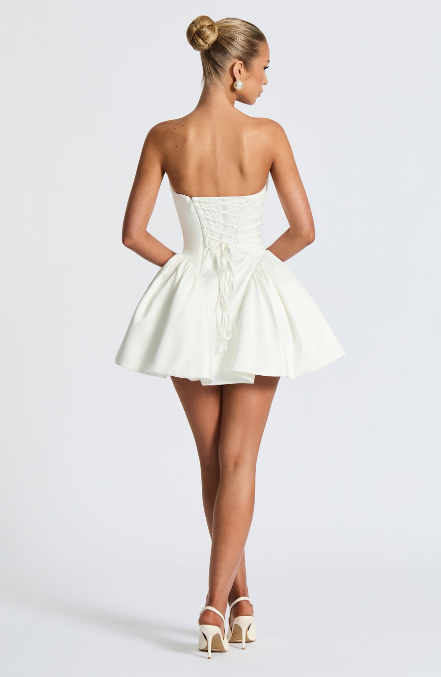 Sophia Ivory Mini Sundress - Cute Summer Dress
