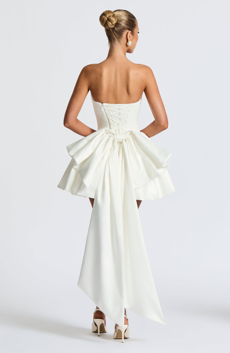 Sophia Ivory Mini Sundress - Cute Summer Dress