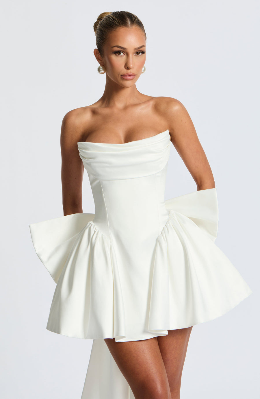 Sophia Ivory Mini Sundress - Cute Summer Dress