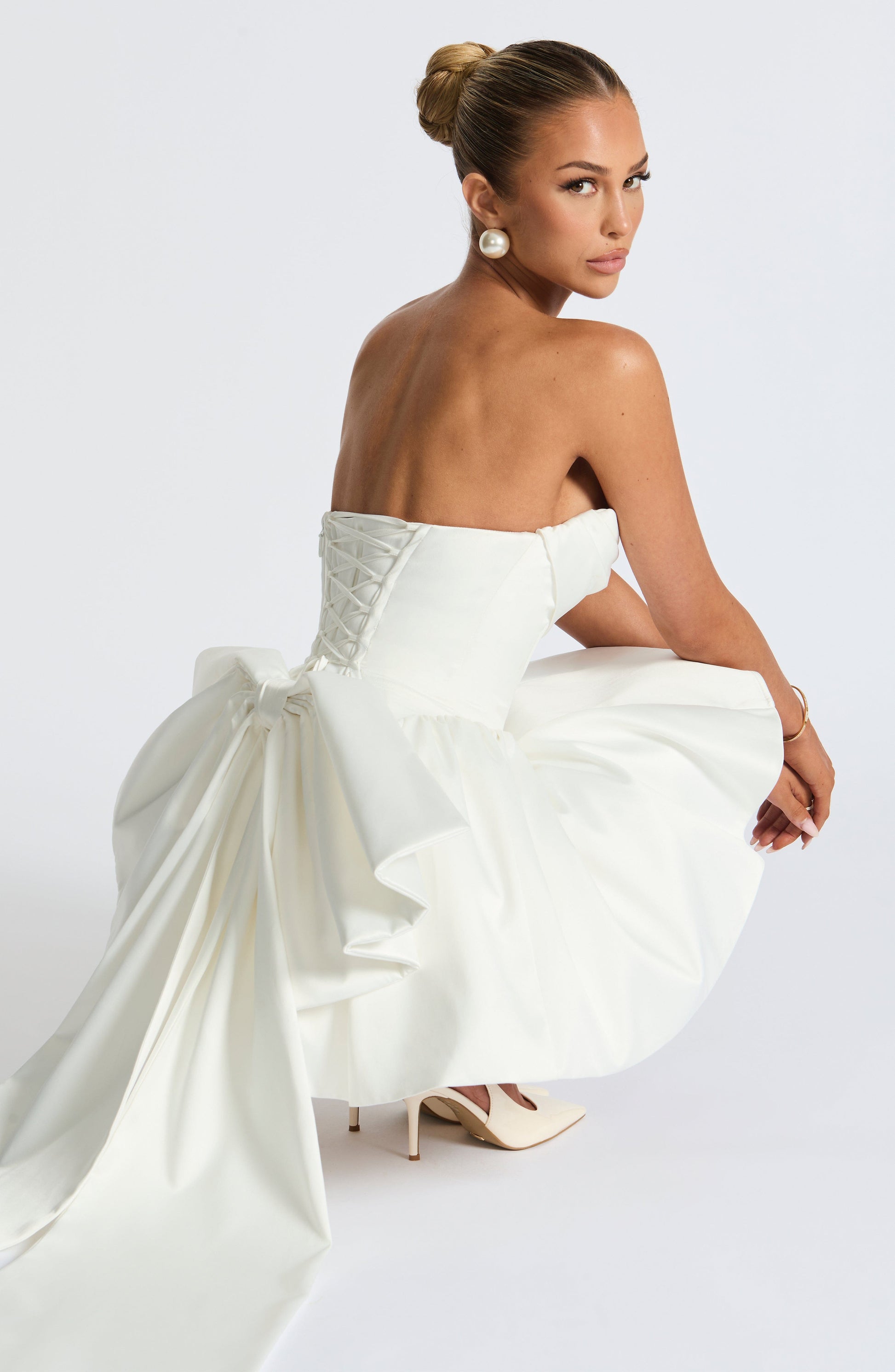 Ivory Trinity Mini Dress in XS - image 7