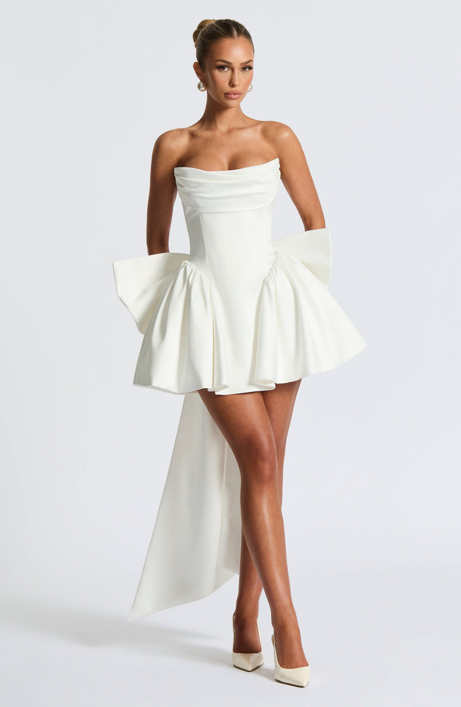 Sophia Ivory Mini Sundress - Cute Summer Dress