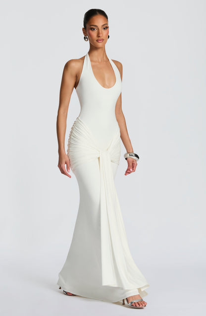 Sophia Ivory Maxi Summer Dress