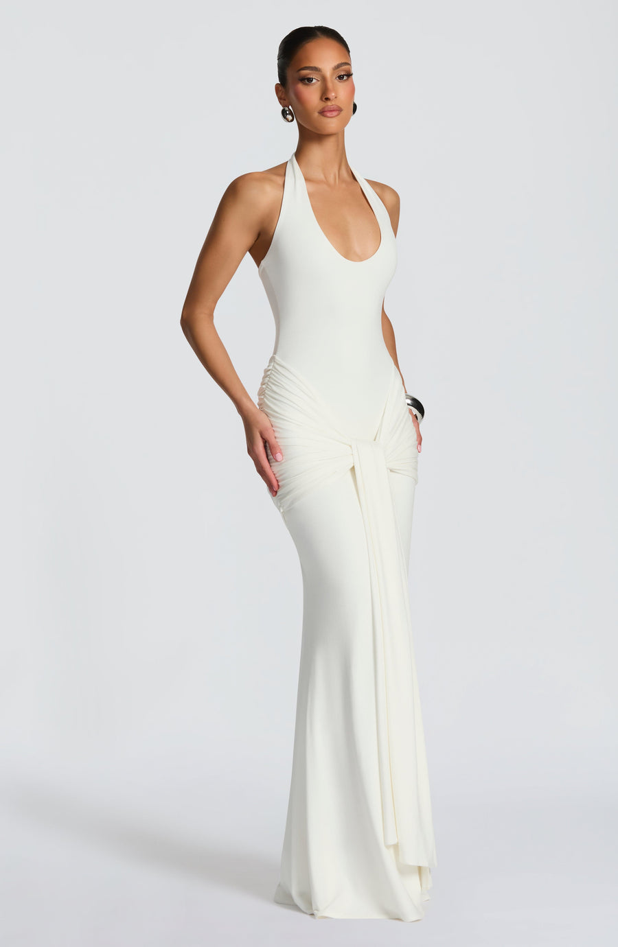 Sophia Ivory Maxi Summer Dress