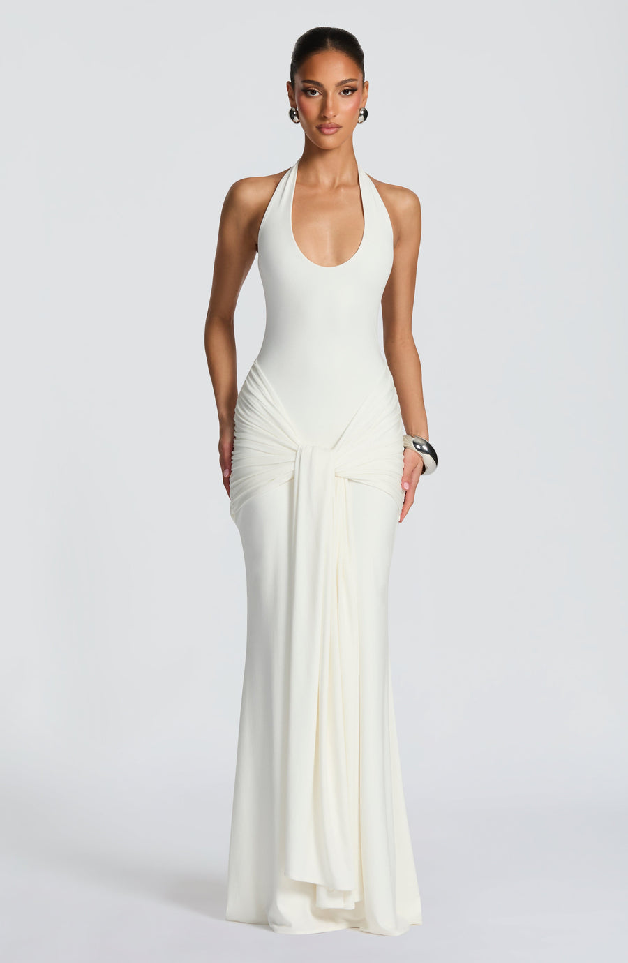 Sophia Ivory Maxi Summer Dress