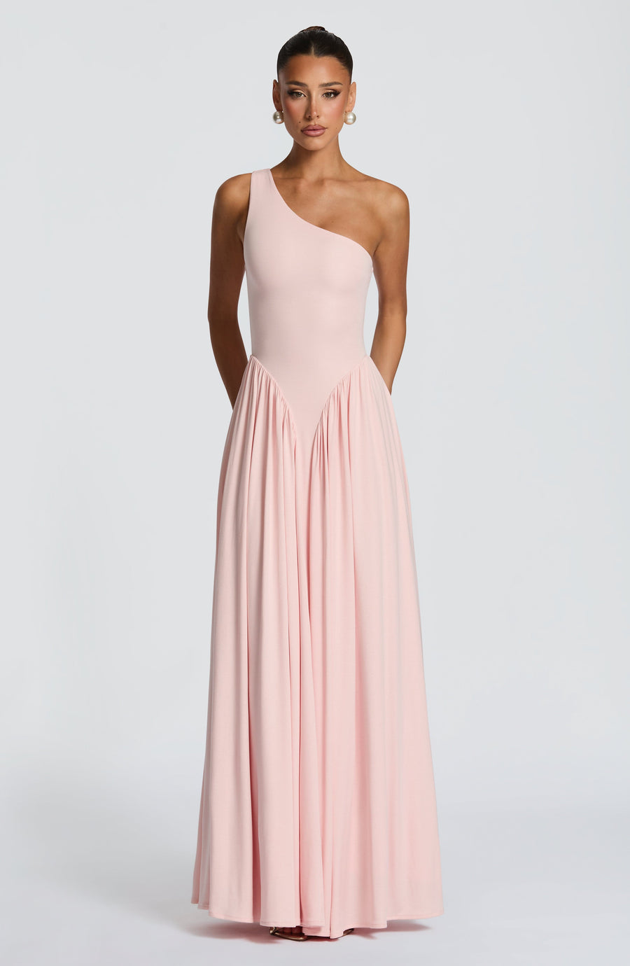 Sophia Soft Blush Maxi Summer Dress