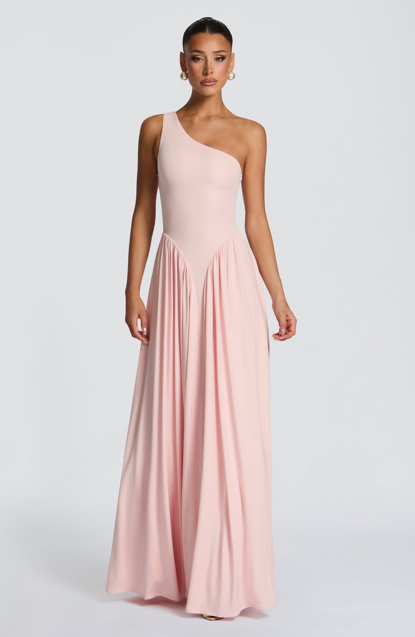 Sophia Soft Blush Maxi Summer Dress