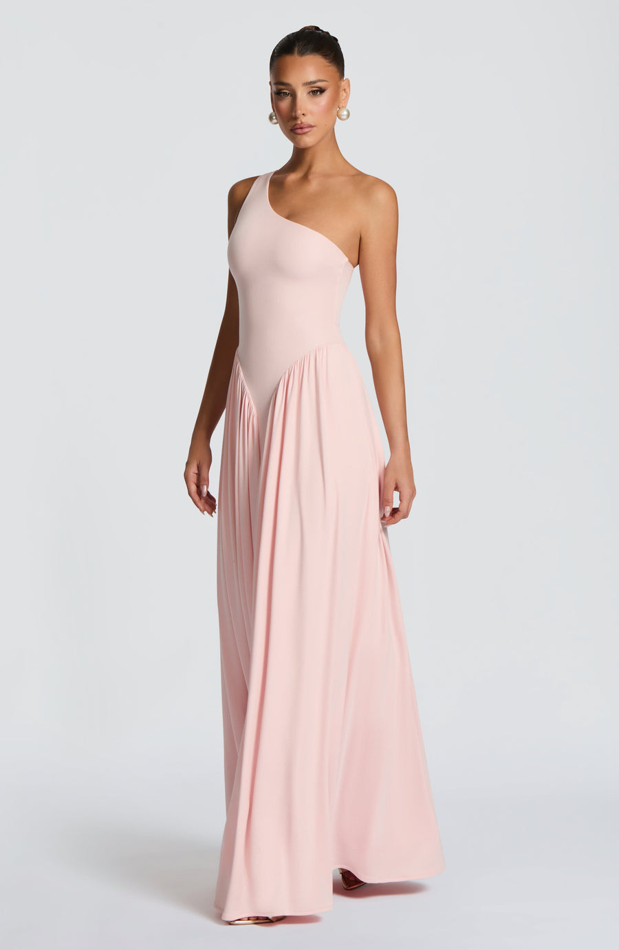 Sophia Soft Blush Maxi Summer Dress