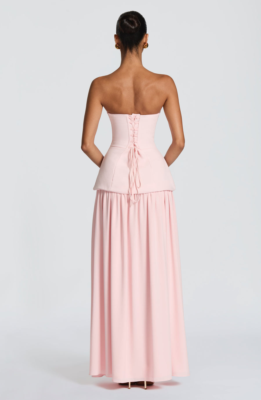 Sophia Blush Maxi Summer Dress