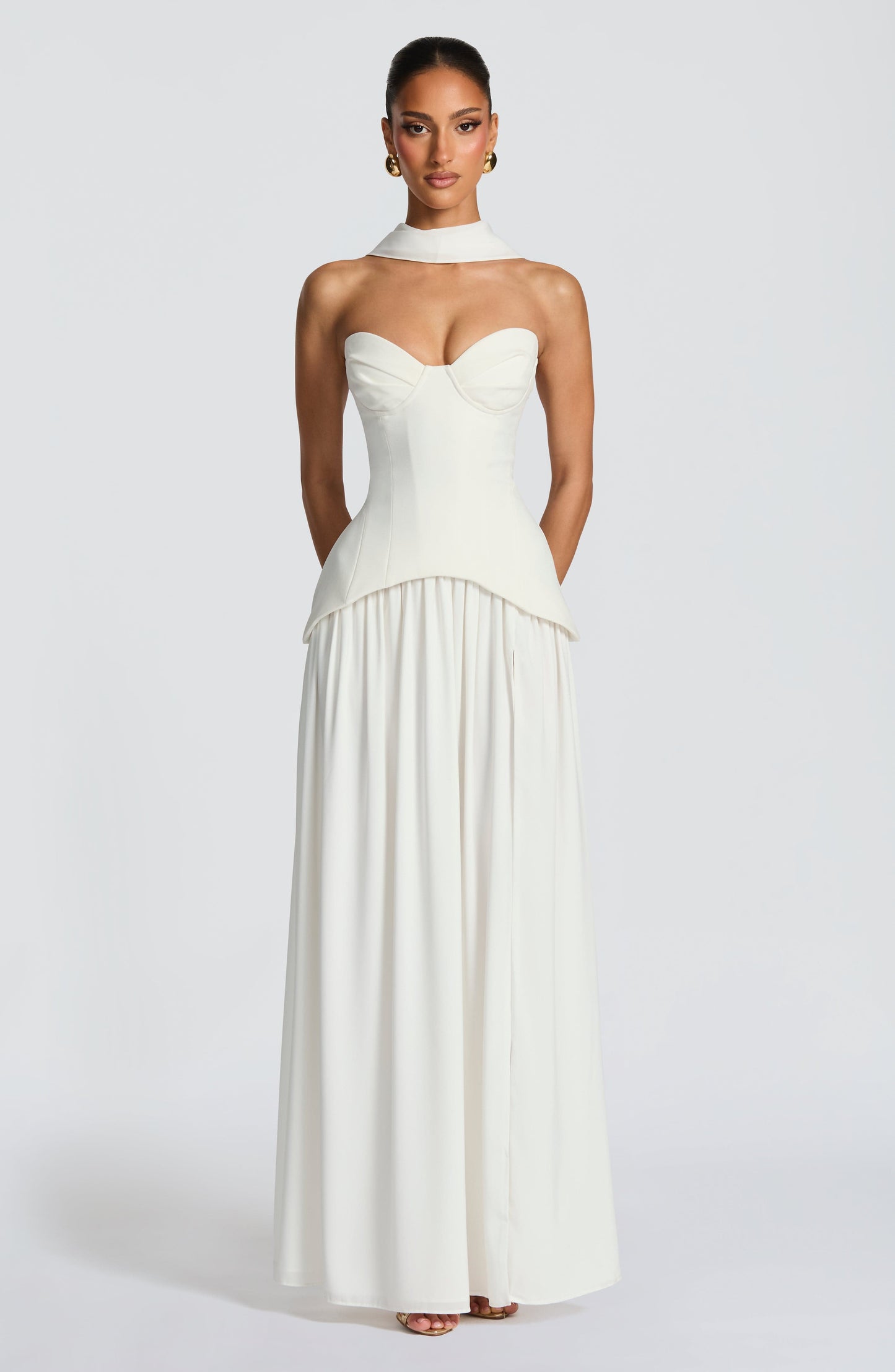 Sophia Ivory Maxi Summer Dress