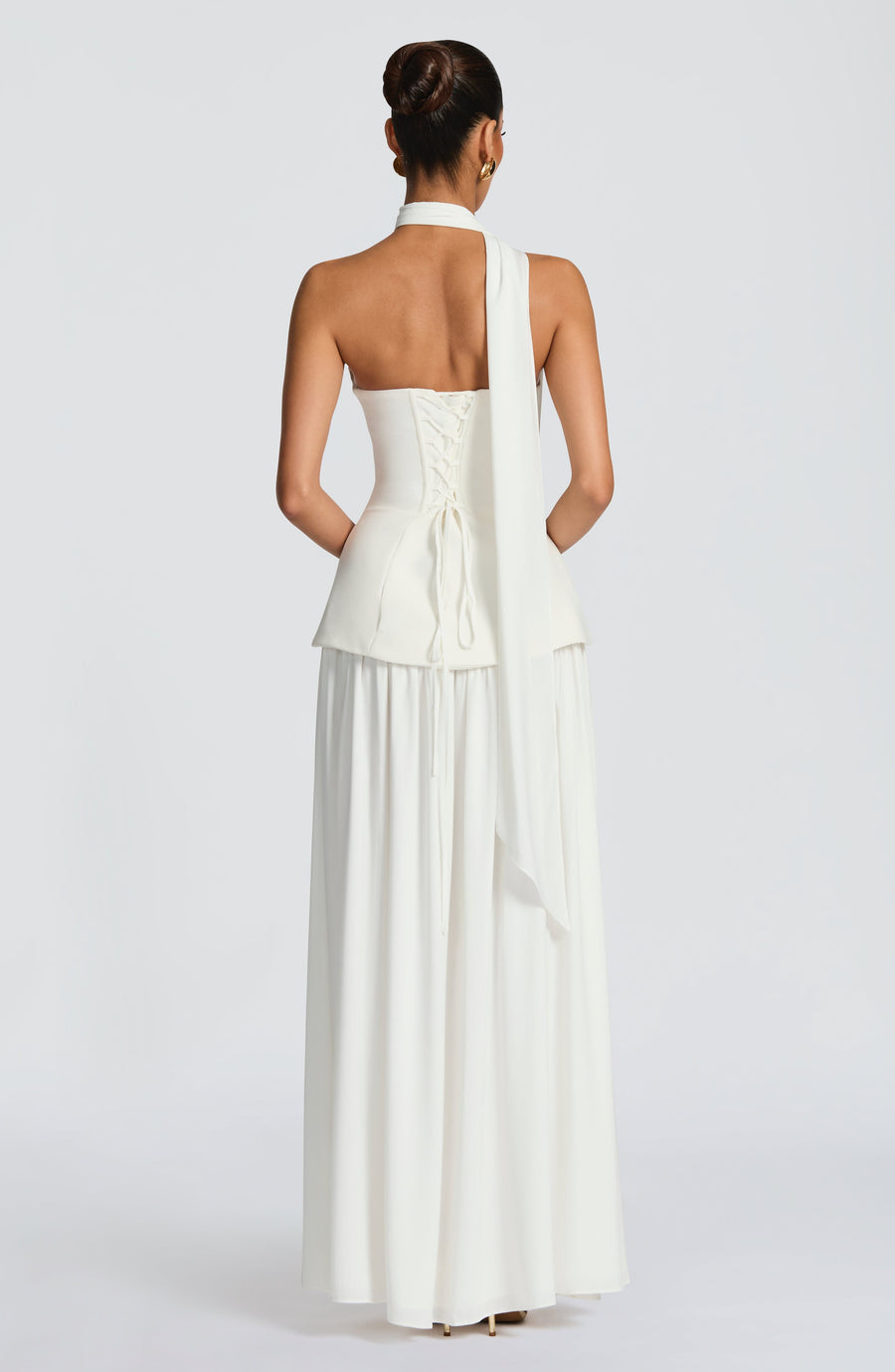 Sophia Ivory Maxi Summer Dress
