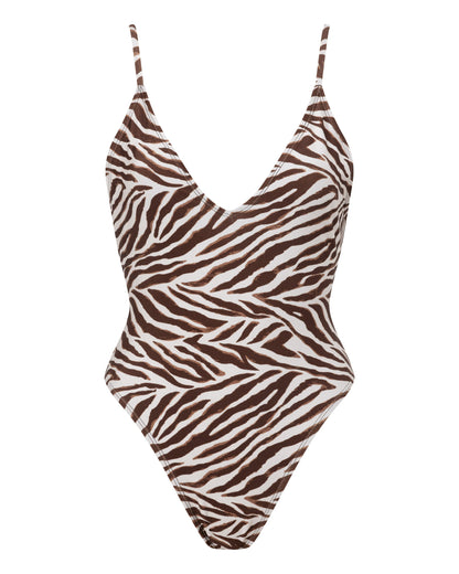 Sophia Tiger Print Summer Dress
