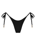 Sophia Black Thong Bikini Bottoms