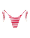 Emily Candy Stripe Thong Bikini Bottoms