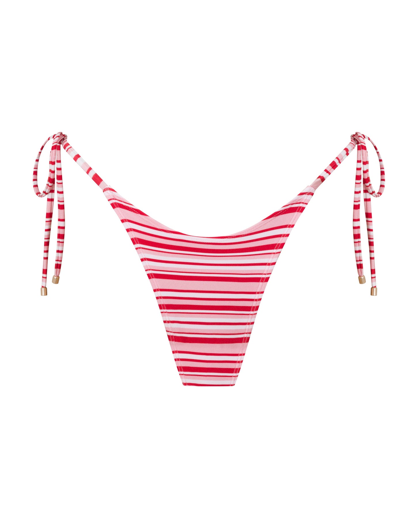 Emily Candy Stripe Thong Bikini Bottoms