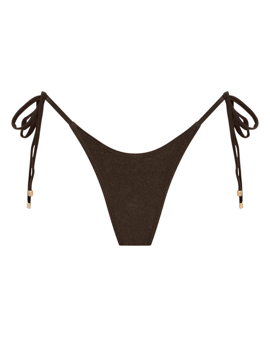 Sophia Chocolate Thong Bikini Bottoms