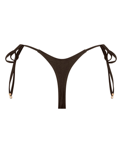 Sophia Chocolate Thong Bikini Bottoms