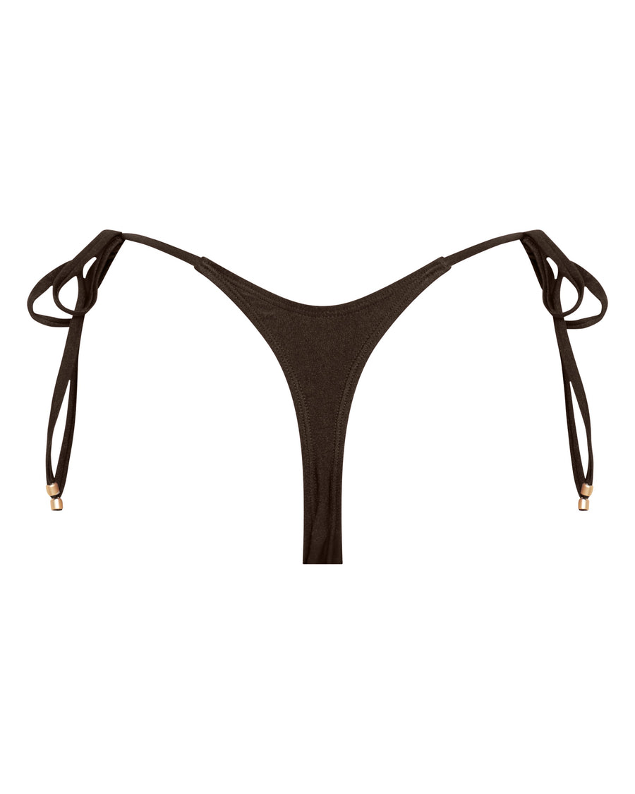Sophia Chocolate Thong Bikini Bottoms