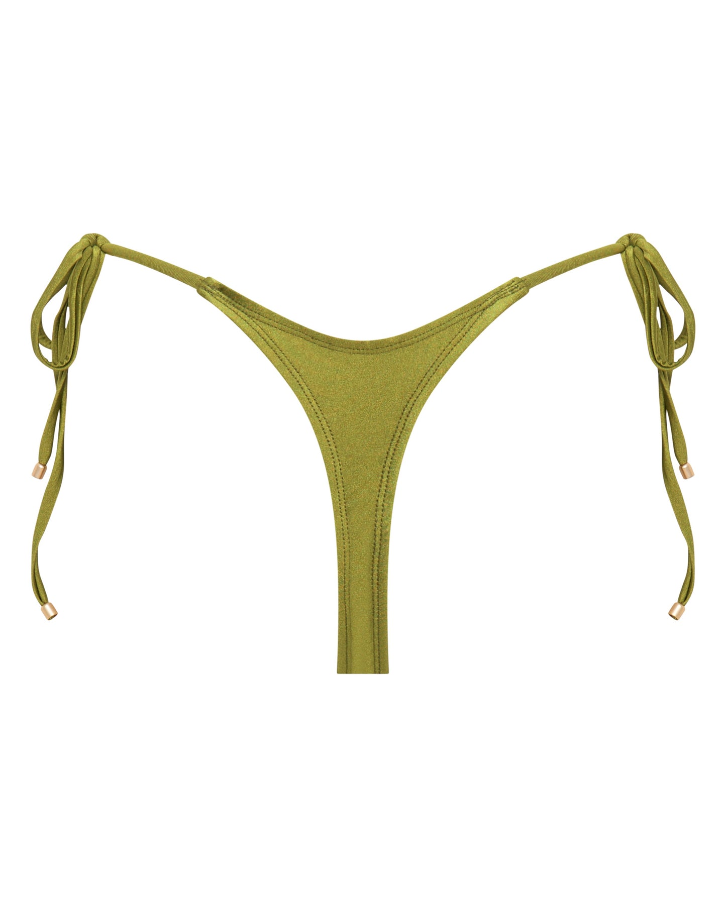 Sophia Olive Green Thong Bikini Bottoms