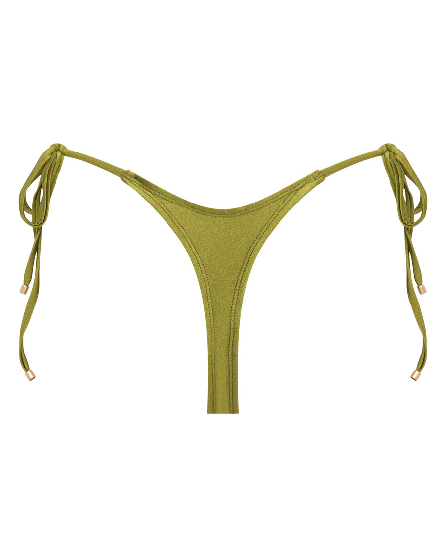 Sophia Olive Green Thong Bikini Bottoms