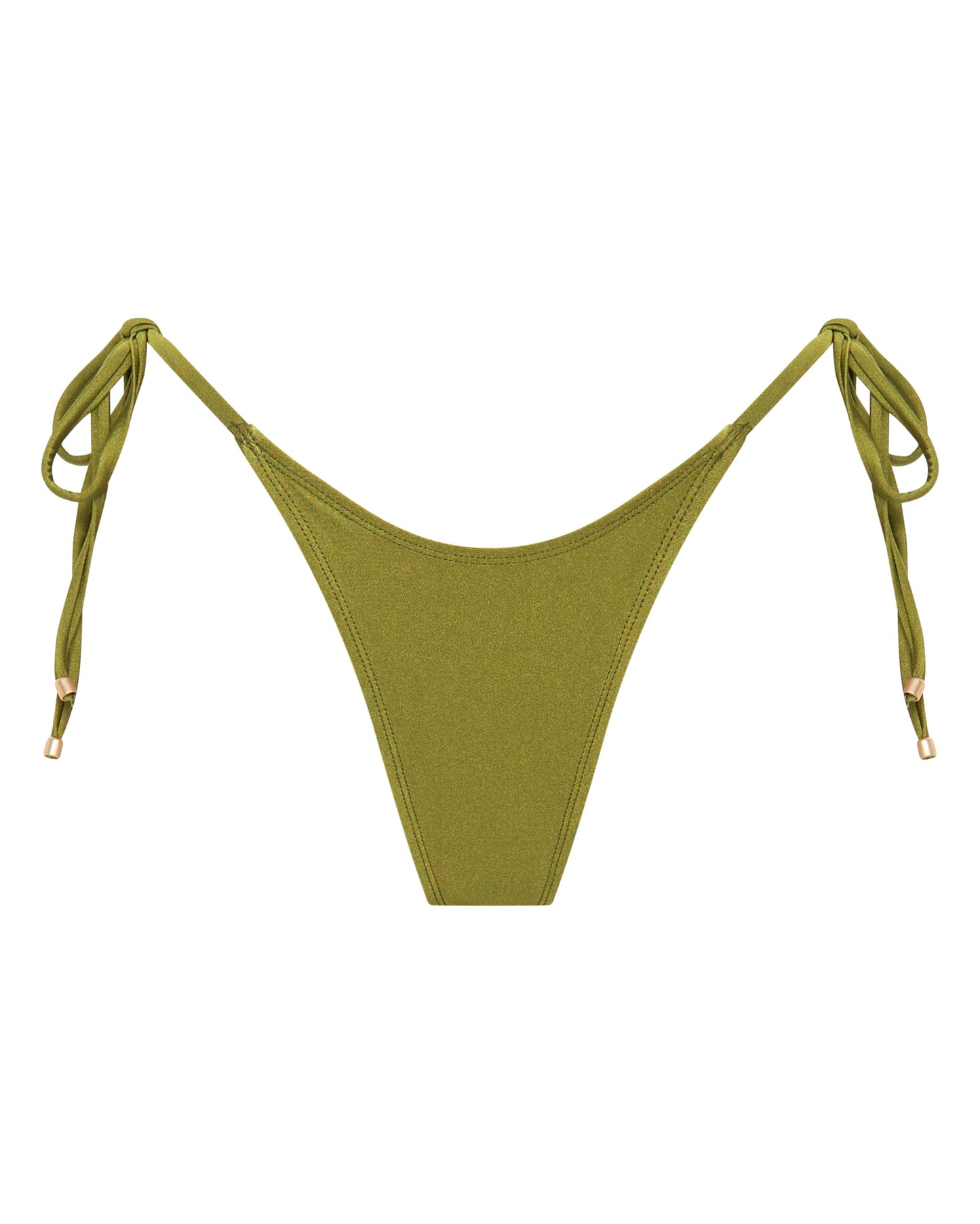 Sophia Olive Green Thong Bikini Bottoms