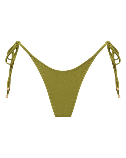 Sophia Olive Green Thong Bikini Bottoms