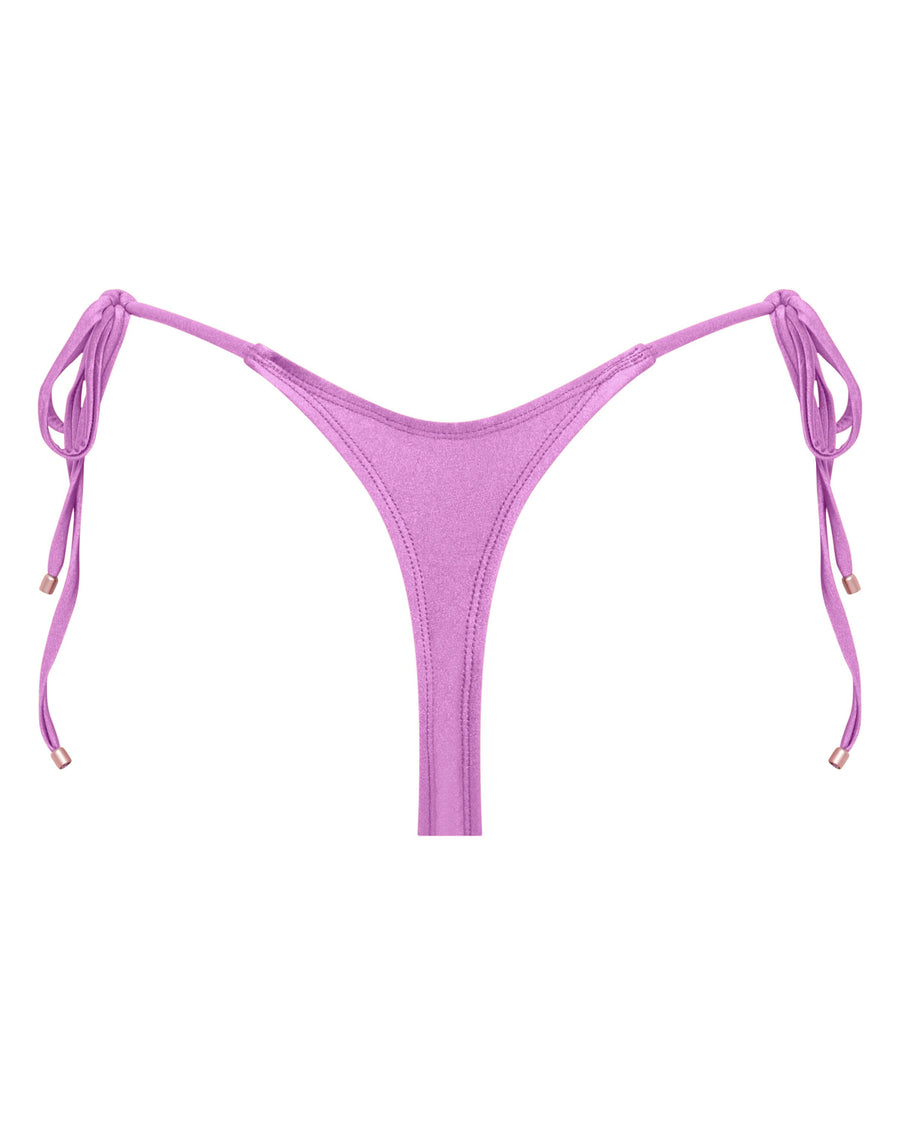 Lila Orchid Thong Bikini Bottoms