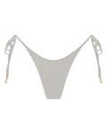 Sophia White Thong Bikini Bottoms for Beach Days