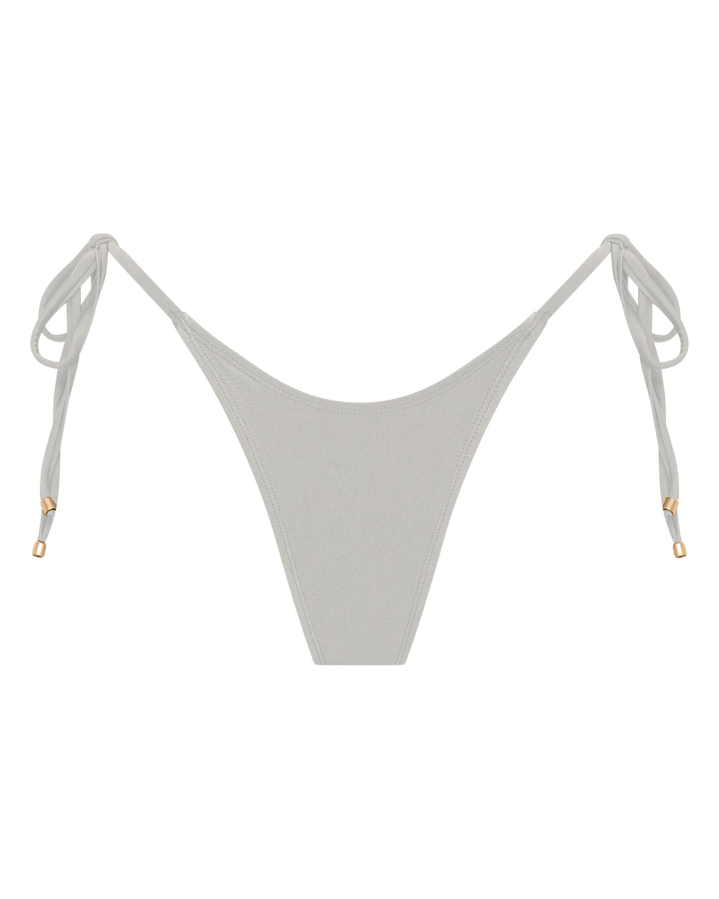 Sophia White Thong Bikini Bottoms for Beach Days