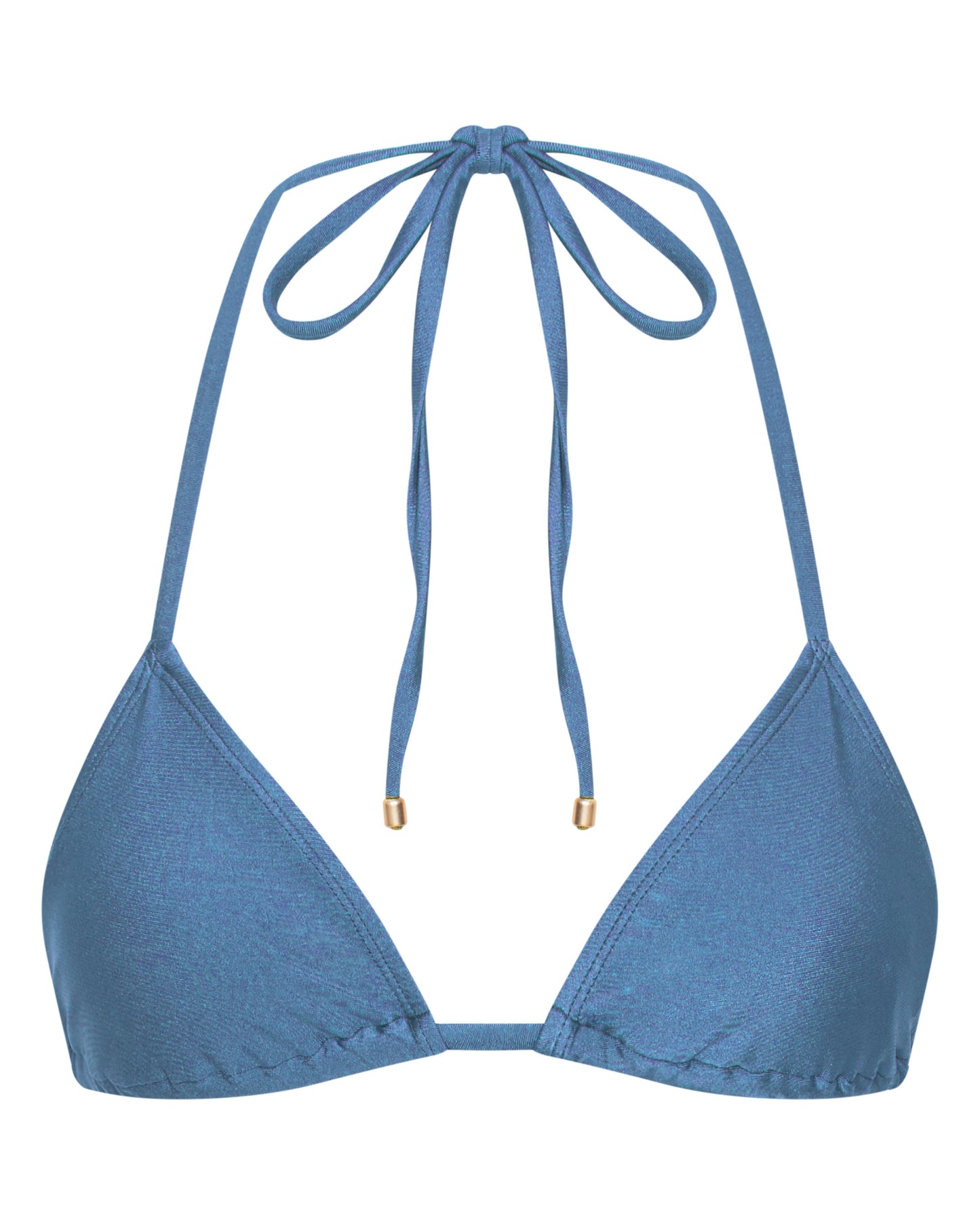 Sophia Triangle Bikini Top - Ash Gray