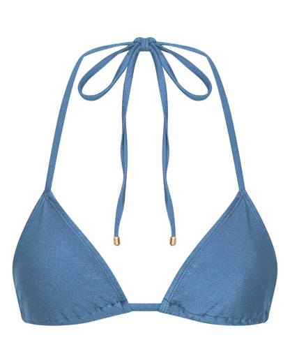 Sophia Triangle Bikini Top - Ash Gray