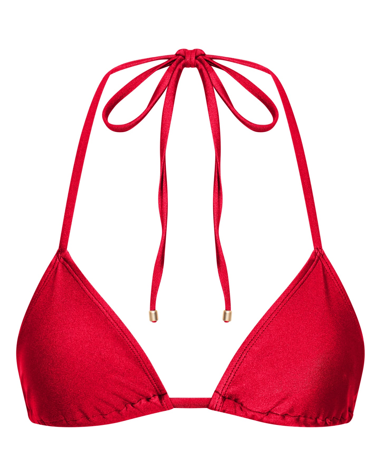 Sophia Cherry Triangle Bikini Top for Summer