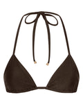 Sophia Chocolate Triangle Bikini Top