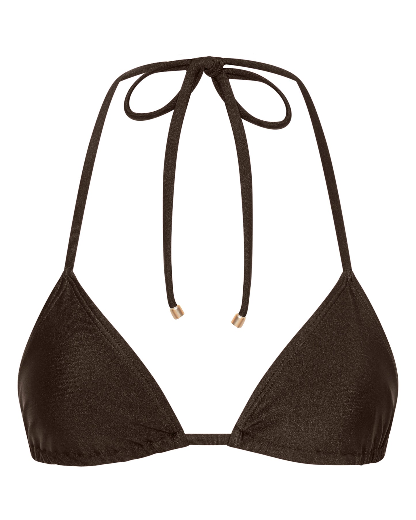 Sophia Chocolate Triangle Bikini Top