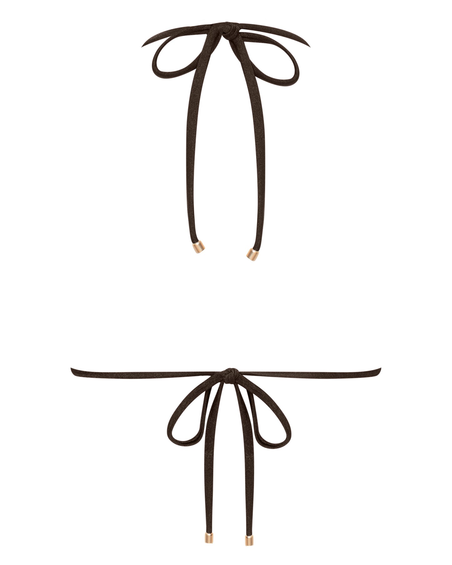 Sophia Chocolate Triangle Bikini Top