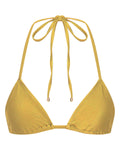 Sophia Triangle Bikini Top in Gold