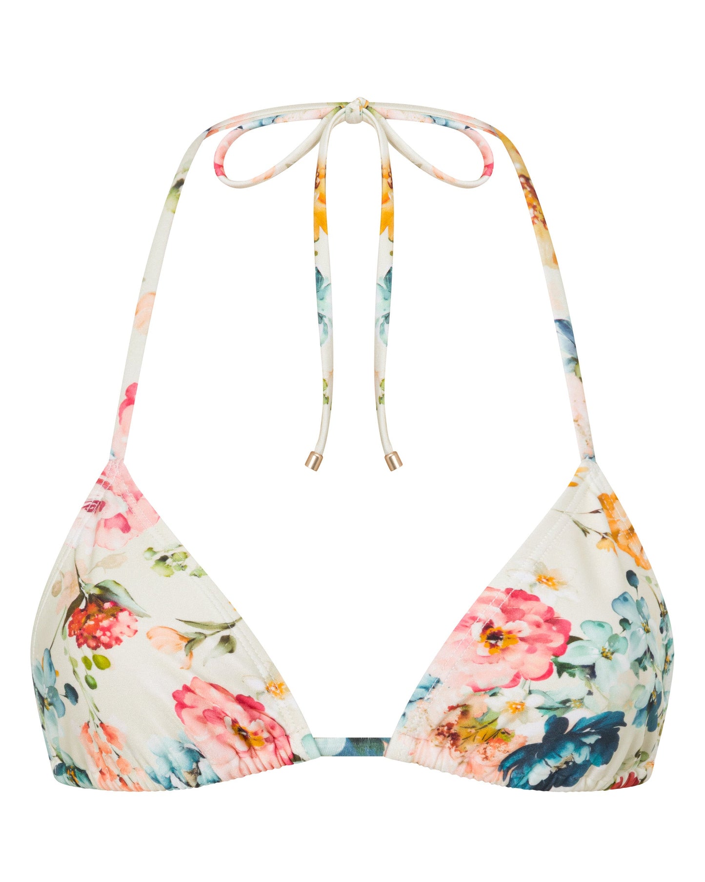 Sophia Floral Triangle Bikini Top - Evissa Print