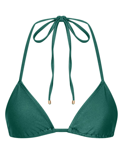 Sophia Ivy Green Triangle Bikini Top