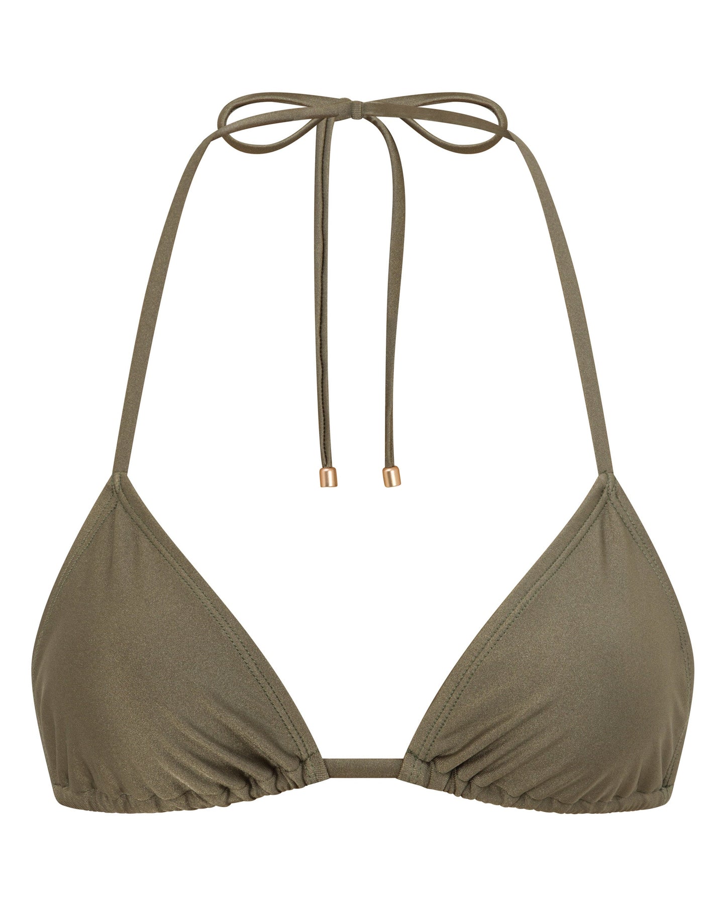 Chloe Triangle Bikini Top - Mangrove Green